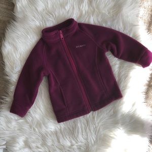 Columbia Fleece Zip Up 12-18 MO